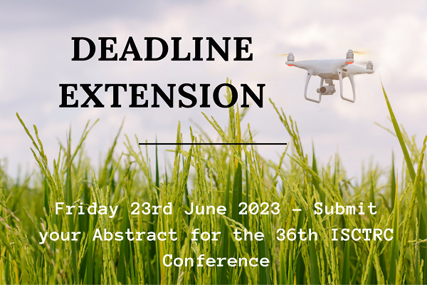 Deadline Extension to Friday 23rd June 2023 – Submit your Abstract for the 36th ISCTRC Conference