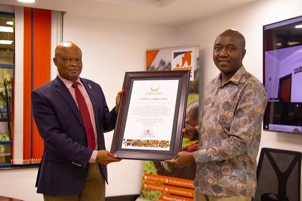 AU-IBAR Recognises Brooke Hospital for Donkey Welfare and Donkey-Dependent Community Support in Africa