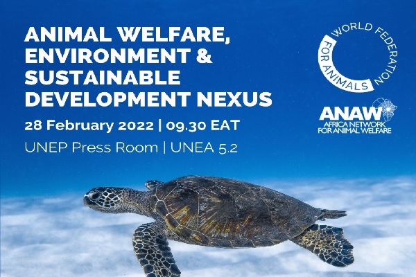 Save the Date on 28 February 2022 - Discussion on Animal Welfare, Environment, and Sustainable Development Nexus