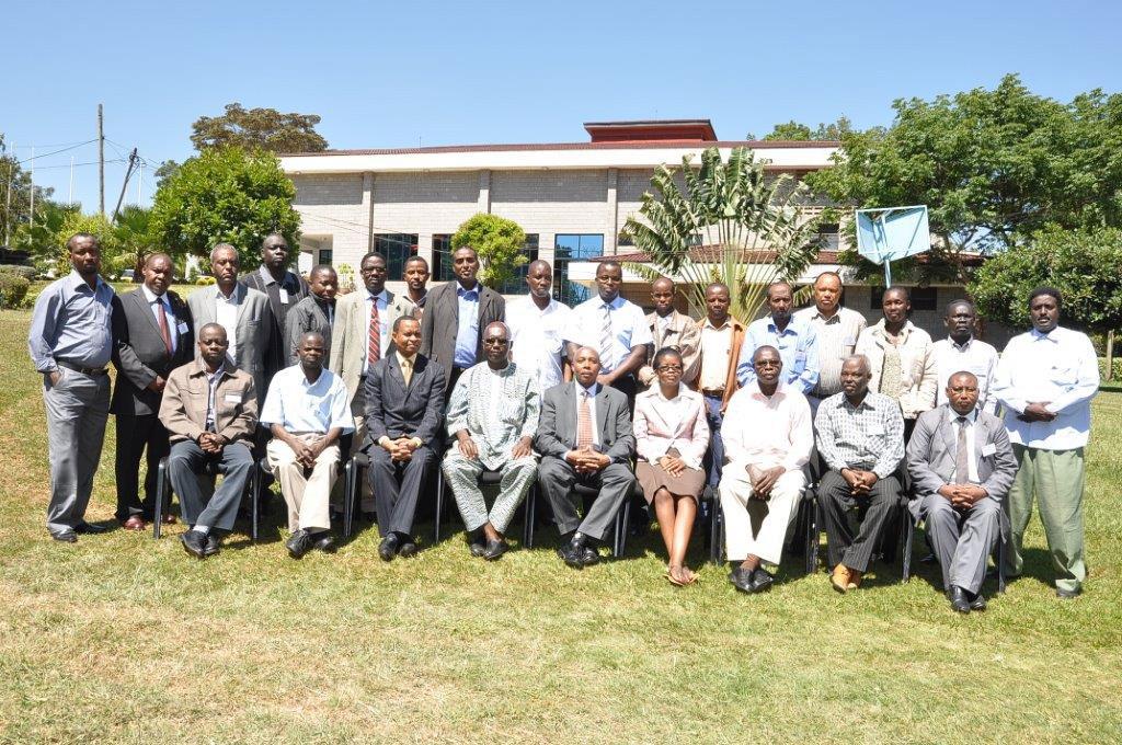 © 2014 AU-IBAR. Veterinary Staff from Djibouti, Ethiopia, Kenya, Somalia, South Sudan, Tanzania and Uganda undergoing a Course in Management Development Skills at Kenya School of Government under the SMP-AH project, January –May, 2014.