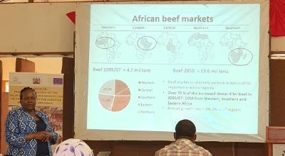 © 2021 AU-IBAR. Dr. Sarah Ossiya, Project Officer Live2Africa, on ‘’the AU-IBAR Tool for Consensus Building on Existing Prioritised Regional Livestock Value Chains: Tools and Experience’’