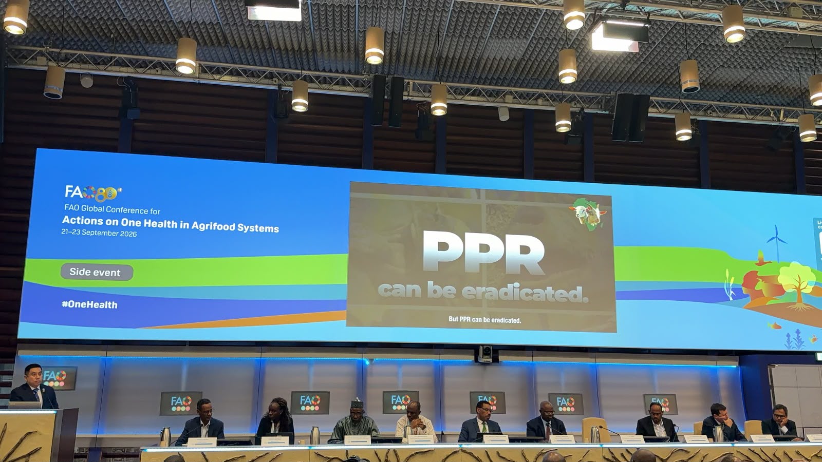 In Rome, High-Level Dialogue Brings Political Leaders, Technical Institutions and Financing Partners Together to Accelerate PPR Eradication
