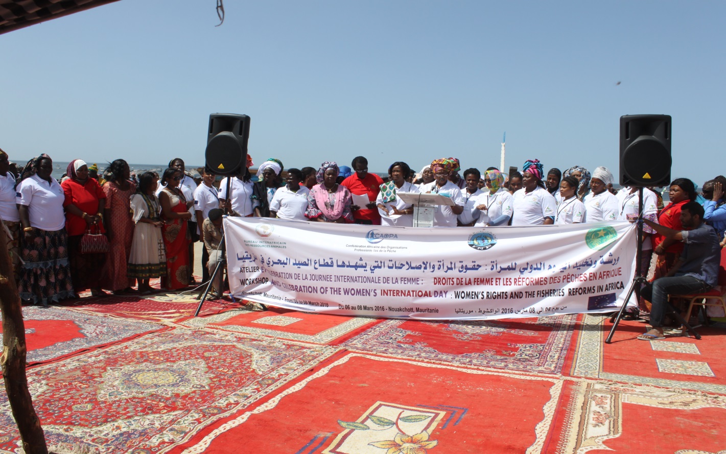 Press Releases - Workshop on Women’s Rights and the Fisheries Reforms in Africa and Celebration of International Woman Day