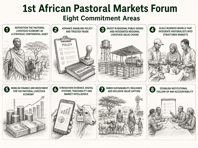 1st African Pastoral Markets Forum Concludes in Addis Ababa with Ministerial Communiqué on Transforming Africa's Pastoral Livestock Economy