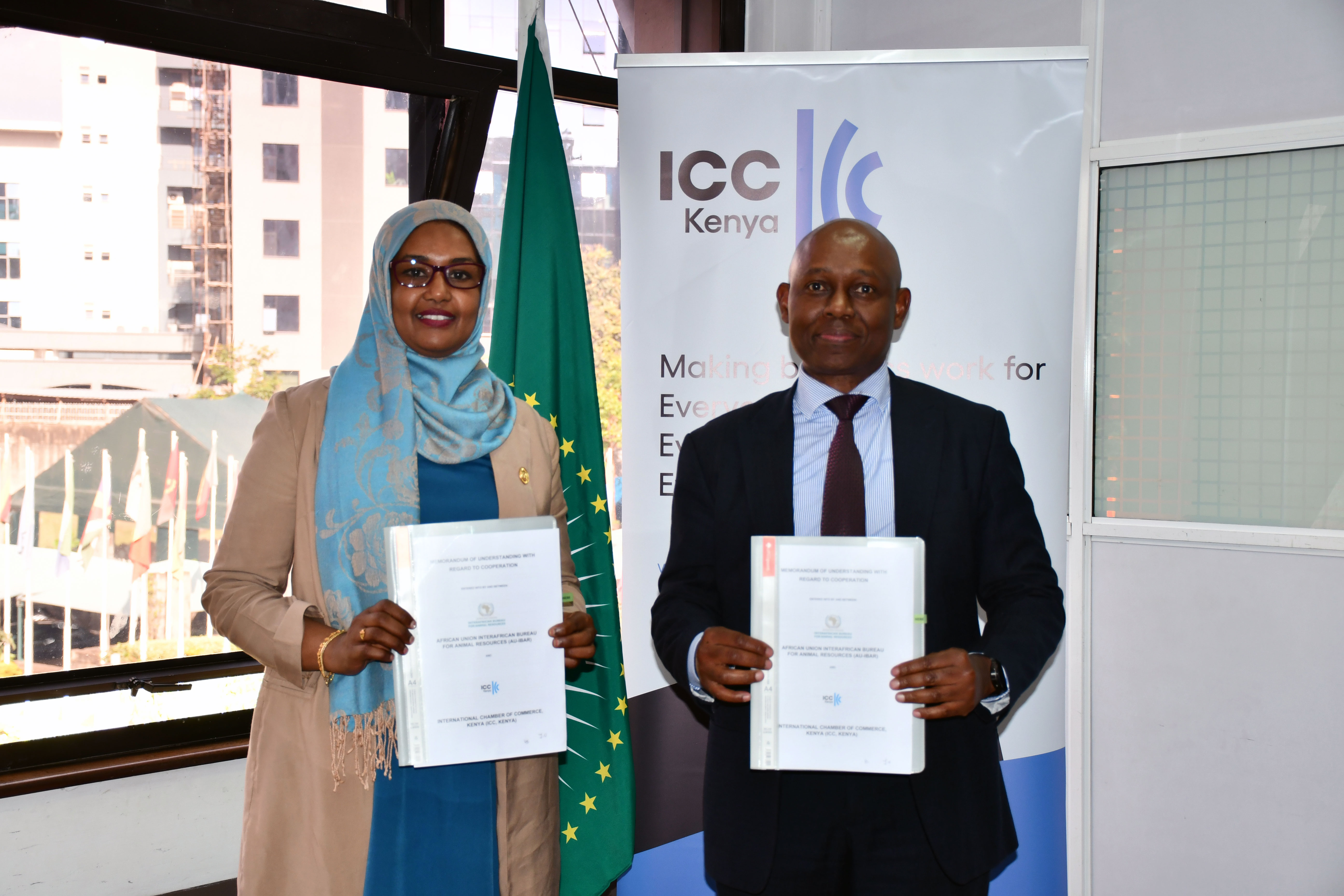 AU-IBAR and ICC Kenya forge strategic partnership to accelerate investments and trade in Africa's animal resources sector