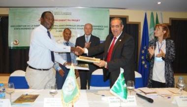 © 2014 AU-IBAR. A partnership agreement was signed between IGAD Secretariat and AU-IBAR represented by Mr Yufnalis Okubo and Prof Ahmed Elsawalhy.